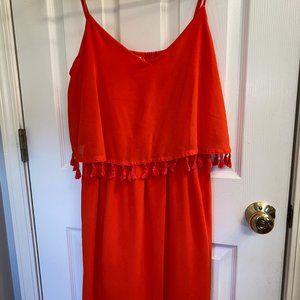 Women's Popover Tassel Detail Dress